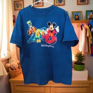 Walt Disney World Vintage Men’s 2008 Blue T-shirt XL